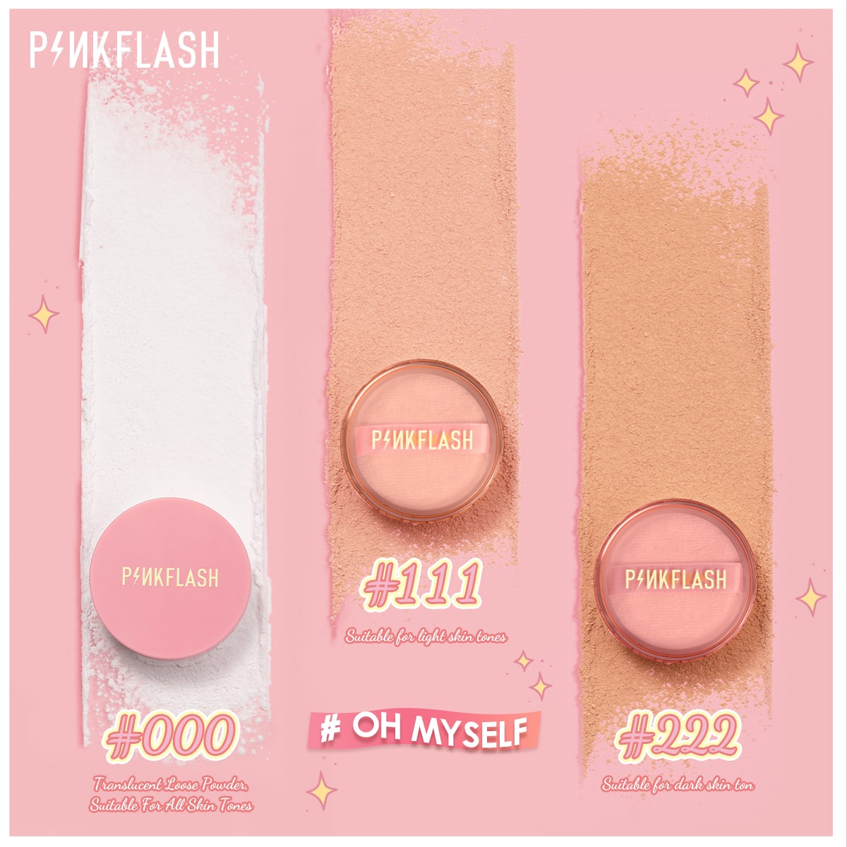 PINKFLASH - Lasting Matte Loose powder 111