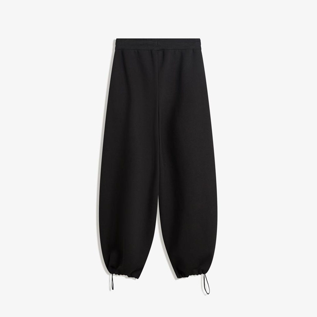 Vybe - Men Wide-leg Trouser With Adjustable Hem - Black