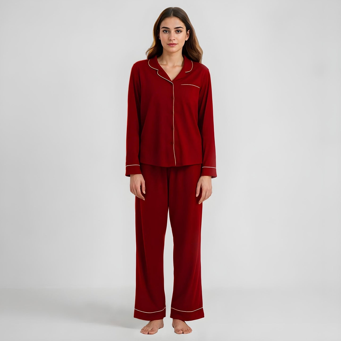 Emerce - PJ SET- Maroon