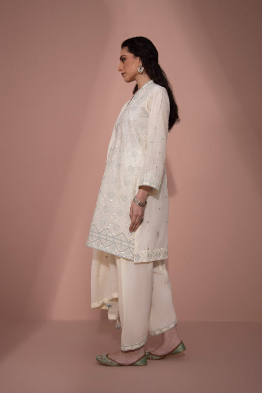 Sapphire - 3 Piece - Chikankaari Lawn Suit