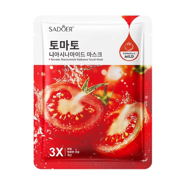 SADOER MASCARILLA FACIAL HIDRATANTE DE TOMATO NIACINAMIDE
