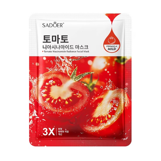 SADOER MASCARILLA FACIAL HIDRATANTE DE TOMATO NIACINAMIDE