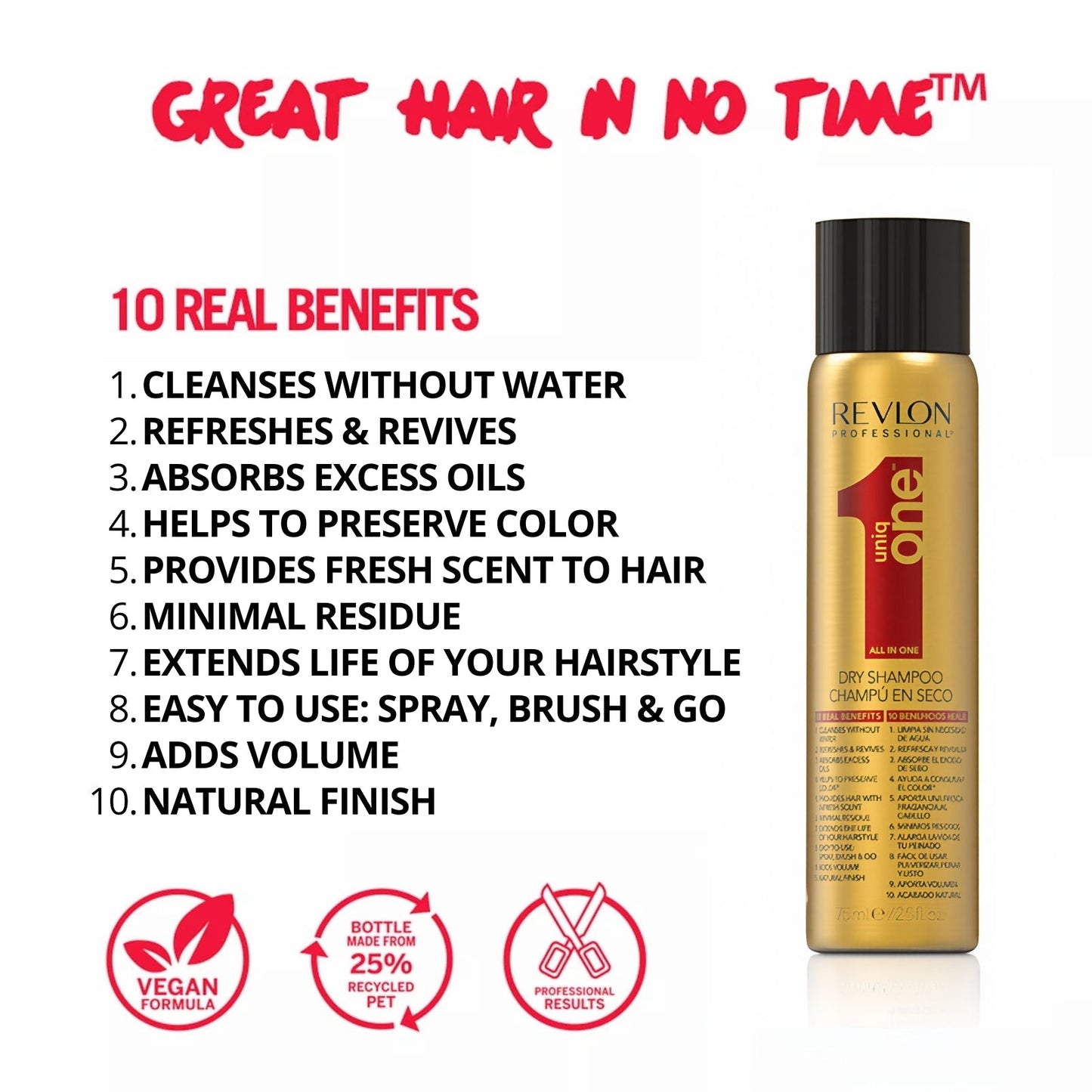 Revlon - UniqONE™ All-in-One Dry Shampoo 75ml