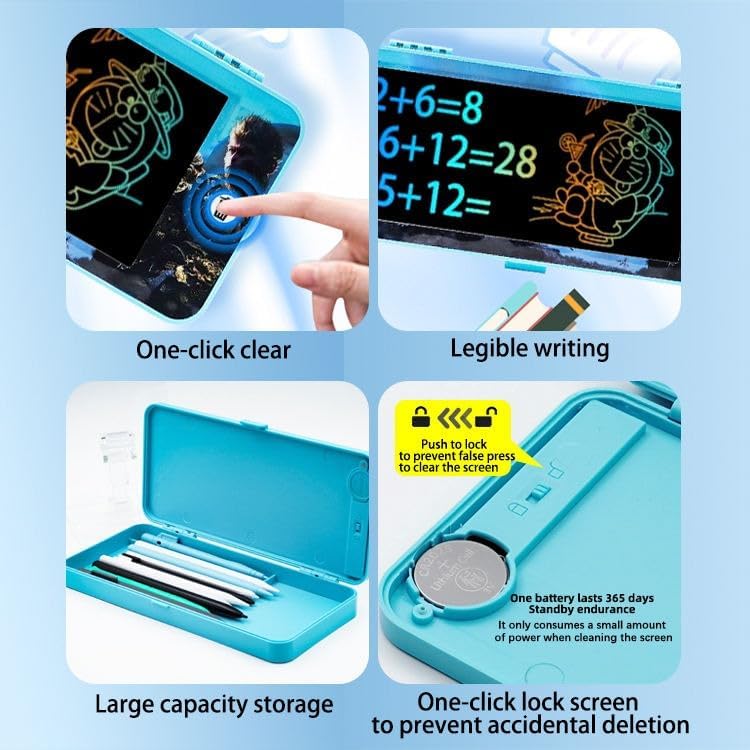 Home.Co - Writing Pad With Pencil Box (Random Color)