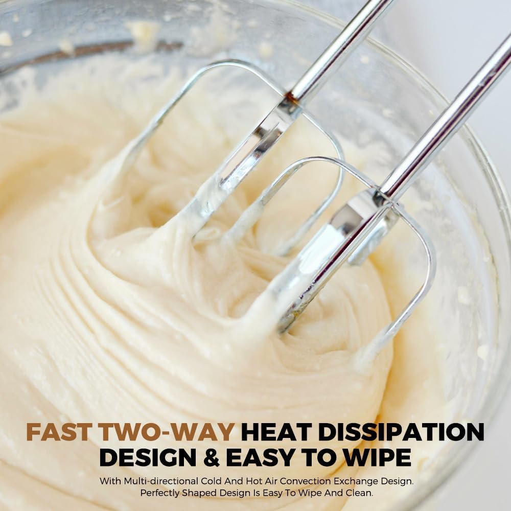 Home.Co - RAF Stainless Steel 5 Speed Hand Mixer