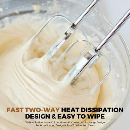 Home.Co - RAF Stainless Steel 5 Speed Hand Mixer