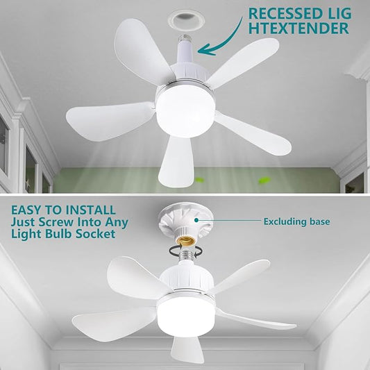 Home.Co - Fan Bulb With Remote (30w)