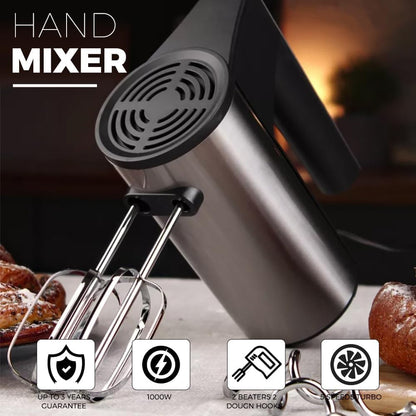 Home.Co - RAF Stainless Steel 5 Speed Hand Mixer