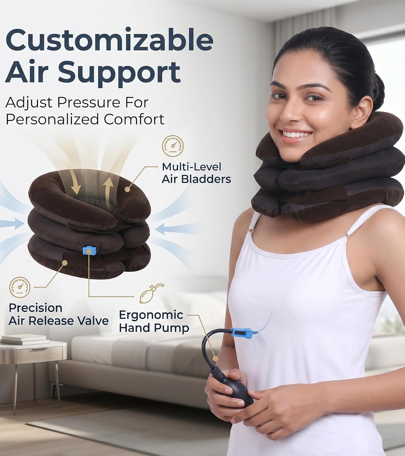 Home.Co - Cervical Neck Relief Airbag (Random Color)