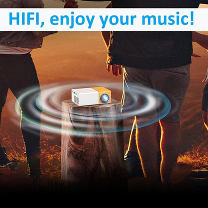 Home.Co - Portable LED Projector with HDMI & USB Port / Direct Power (up to 60 Inches Display)