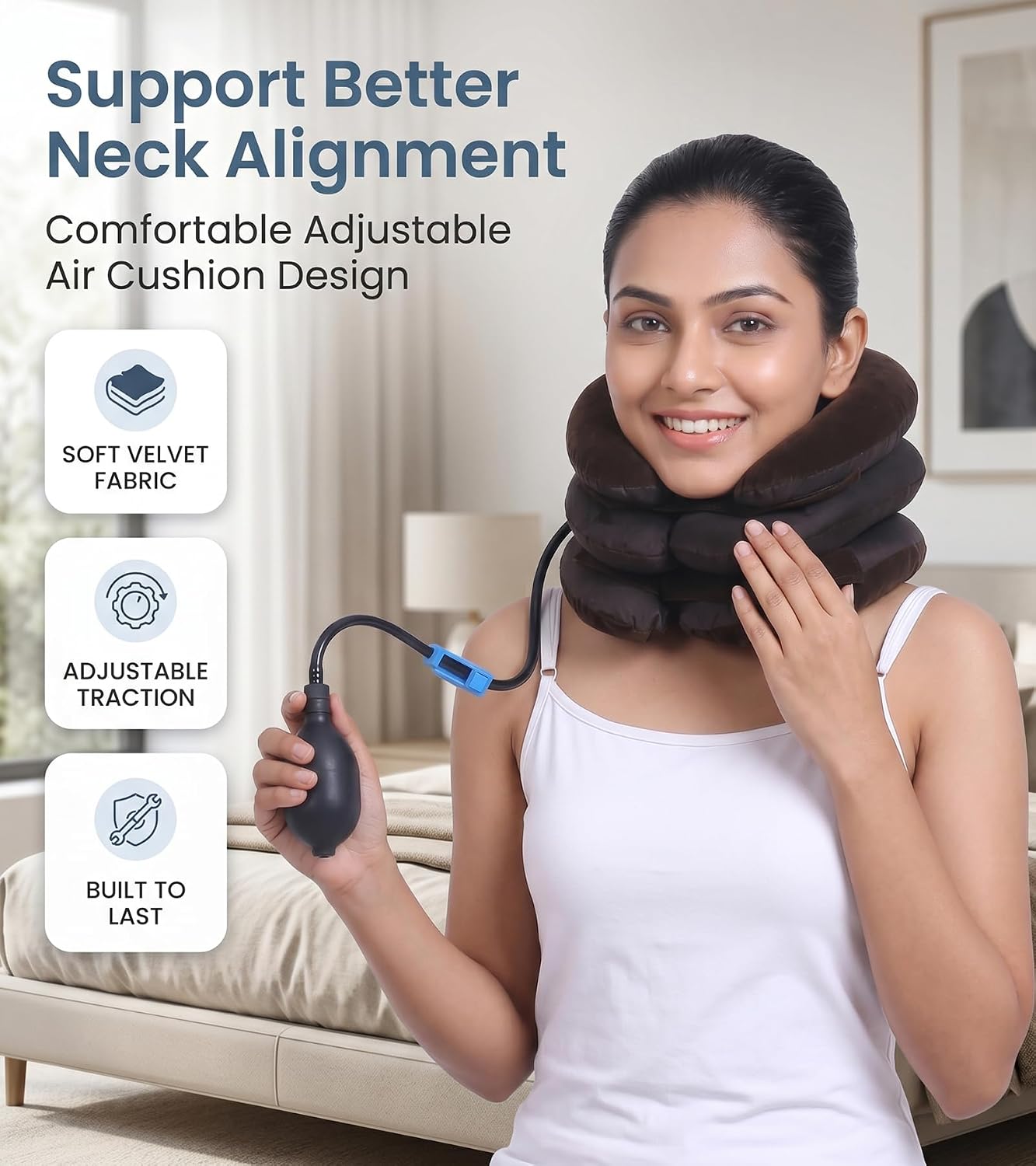 Home.Co - Cervical Neck Relief Airbag (Random Color)