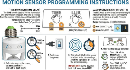 Home.Co - Sensor Bulb Holder