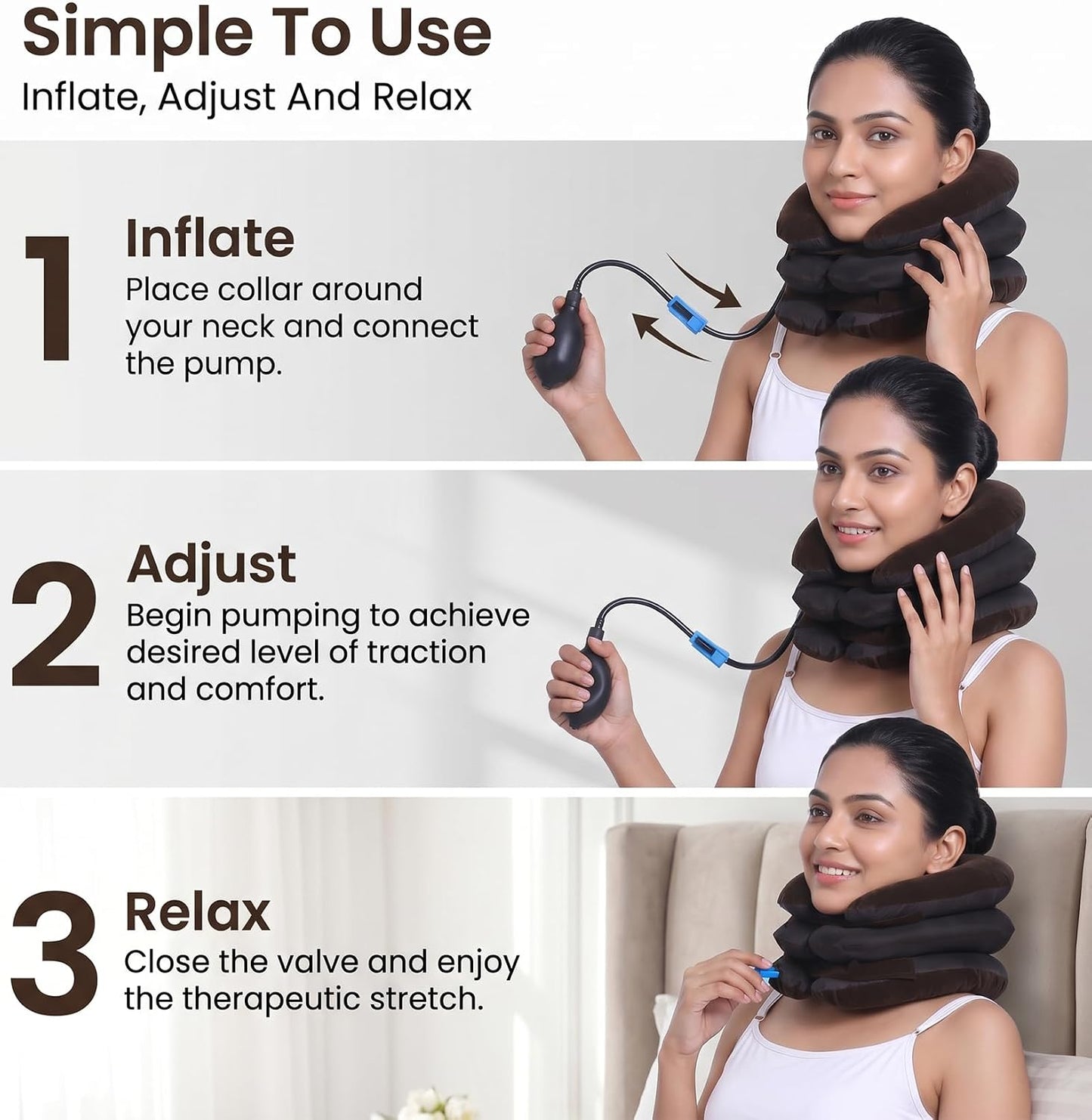 Home.Co - Cervical Neck Relief Airbag (Random Color)