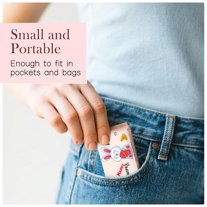 Home.Co - 8 Packs Cleaning Mini Packed Wipes  (Random Color)