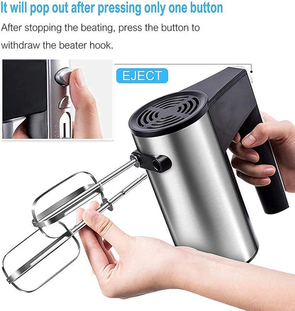 Home.Co - RAF Stainless Steel 5 Speed Hand Mixer
