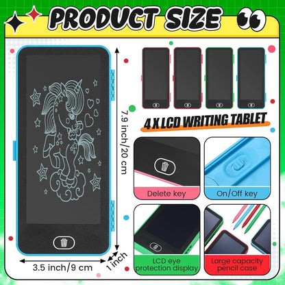 Home.Co - Writing Pad With Pencil Box (Random Color)