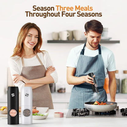 Home.Co - 1 Pc Salt & Pepper Grinder (Battery Operated/Rechargeable)