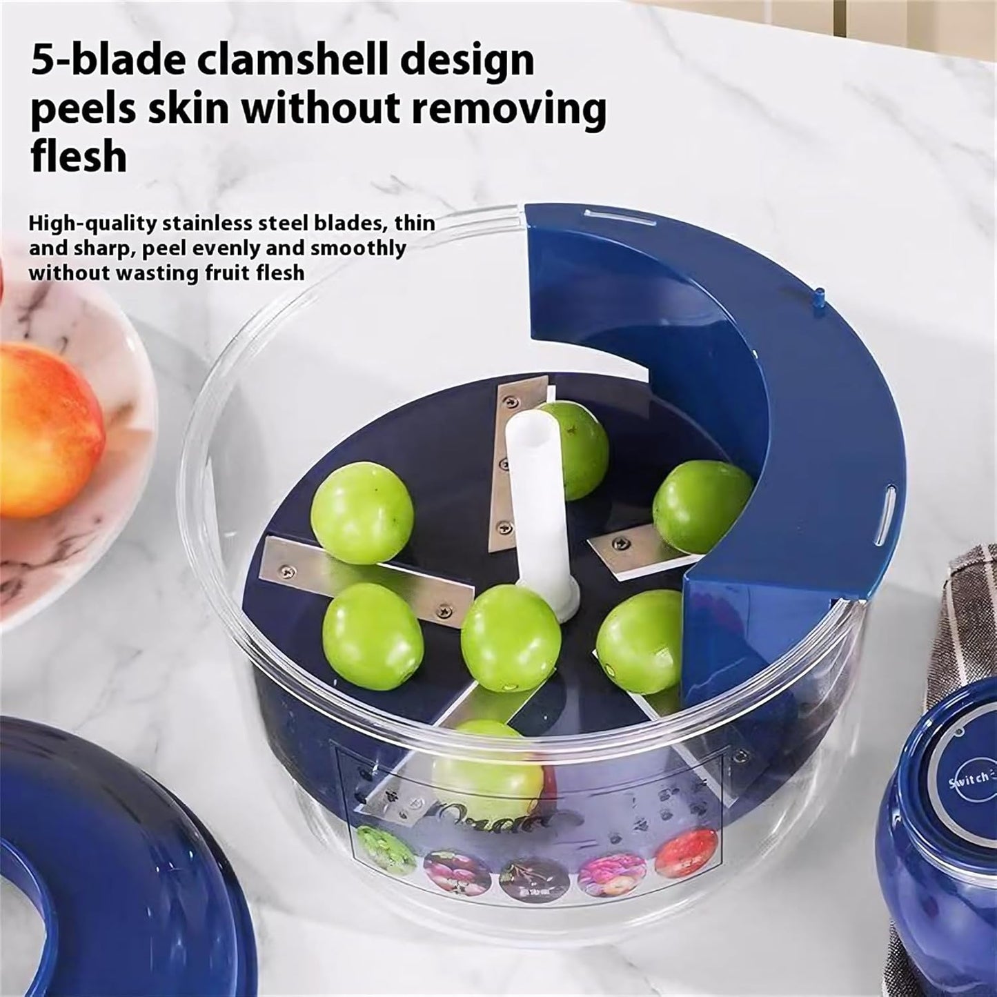 Home.Co - Fruit & Vegetable Peeler (Random Color)