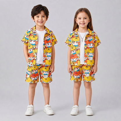 Emerce - Kids Dailywear Pj -Cat Print