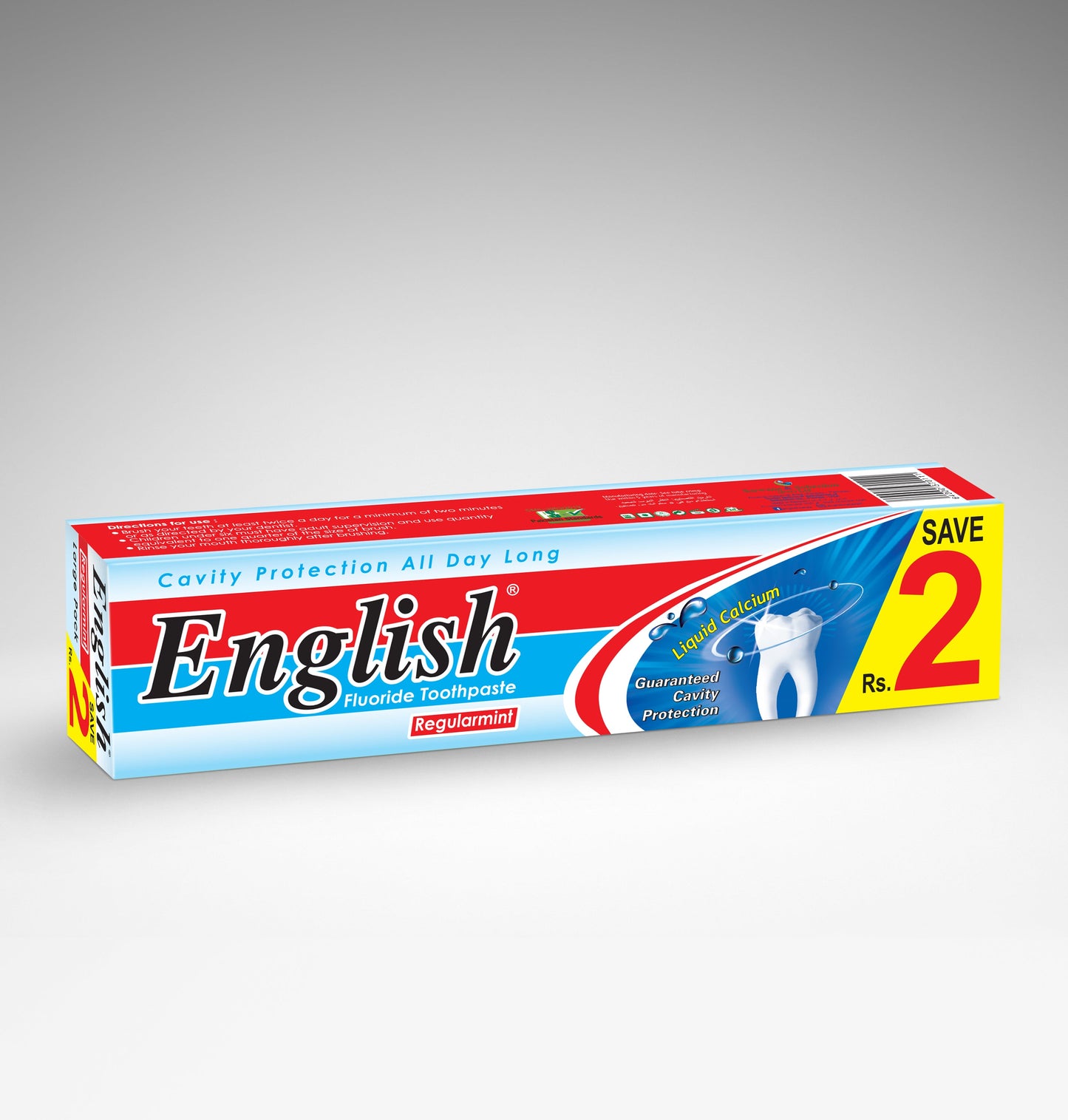English Cares - Regularmint Toothpaste - Medium Pack