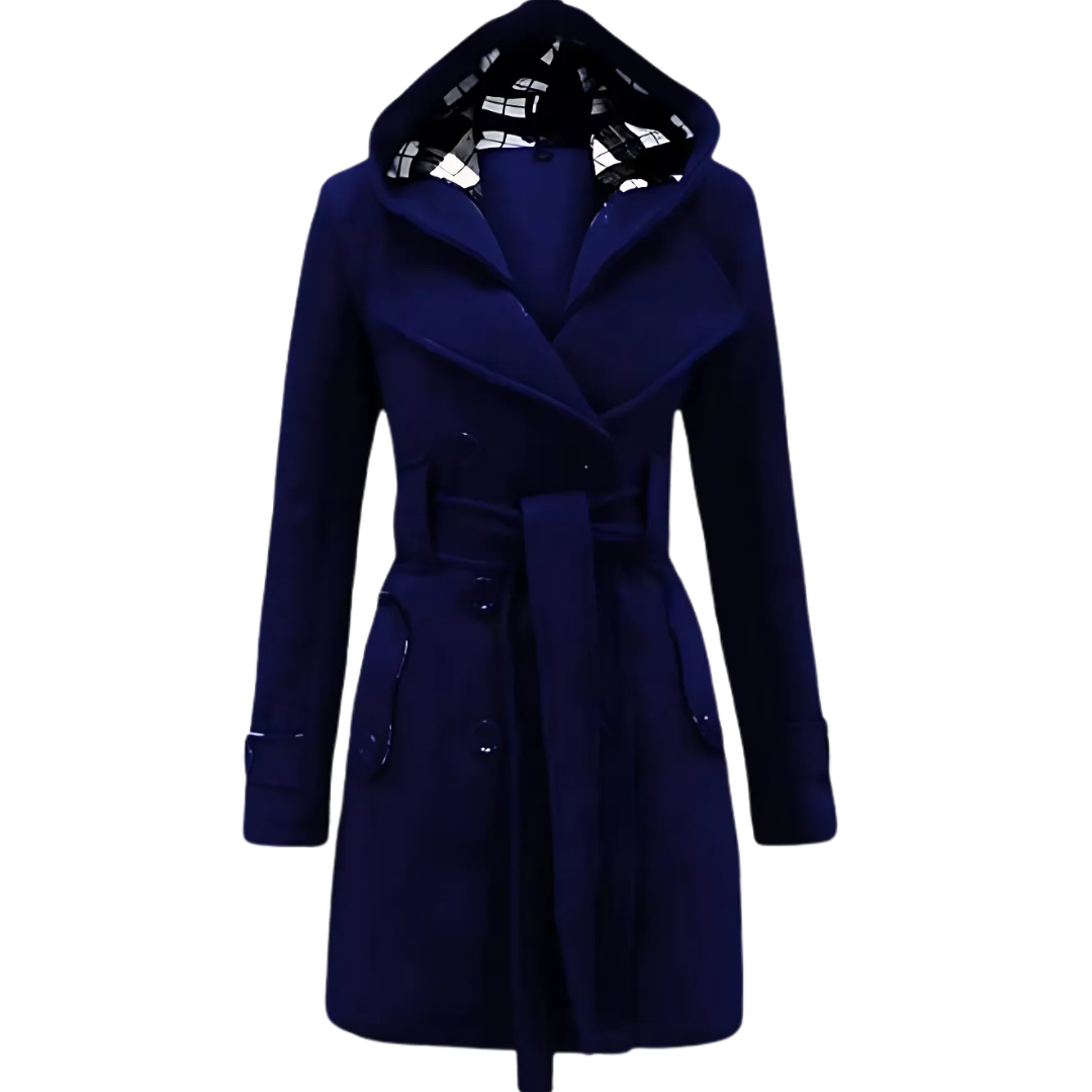 Emerce - WOMEN LONG COAT - NAVYBLUE