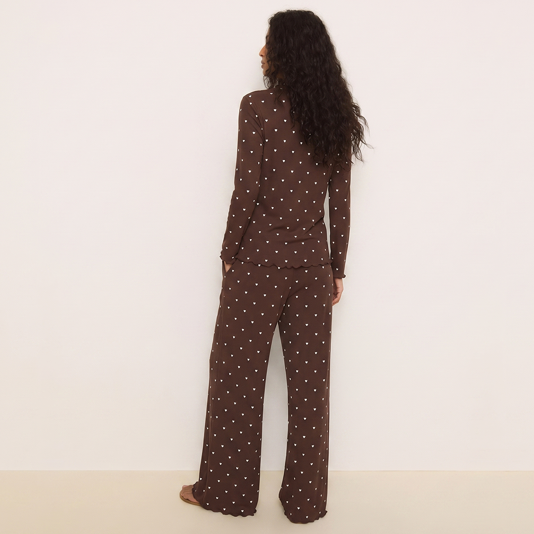 Vybe - Ivory Dream Set (Heart Printed) - Mocha