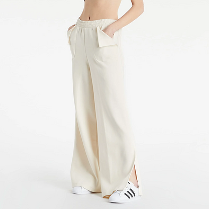 Vybe - Women Smart Pocket Wide-leg Trouser - Oat Milk