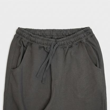 Vybe - Men Wide Pull-On Trouser | Dark Grey