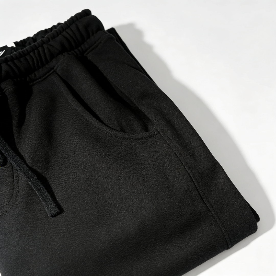 Vybe - Men Wide Pull-On Trouser | Black