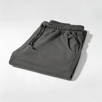 Vybe - Men Wide Pull-On Trouser | Dark Grey