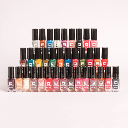 Colourme Peel Of Nail Paint 36pcs Miss Rose