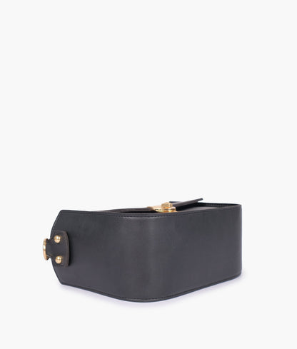 RTW - Black saddle bag with twist lock