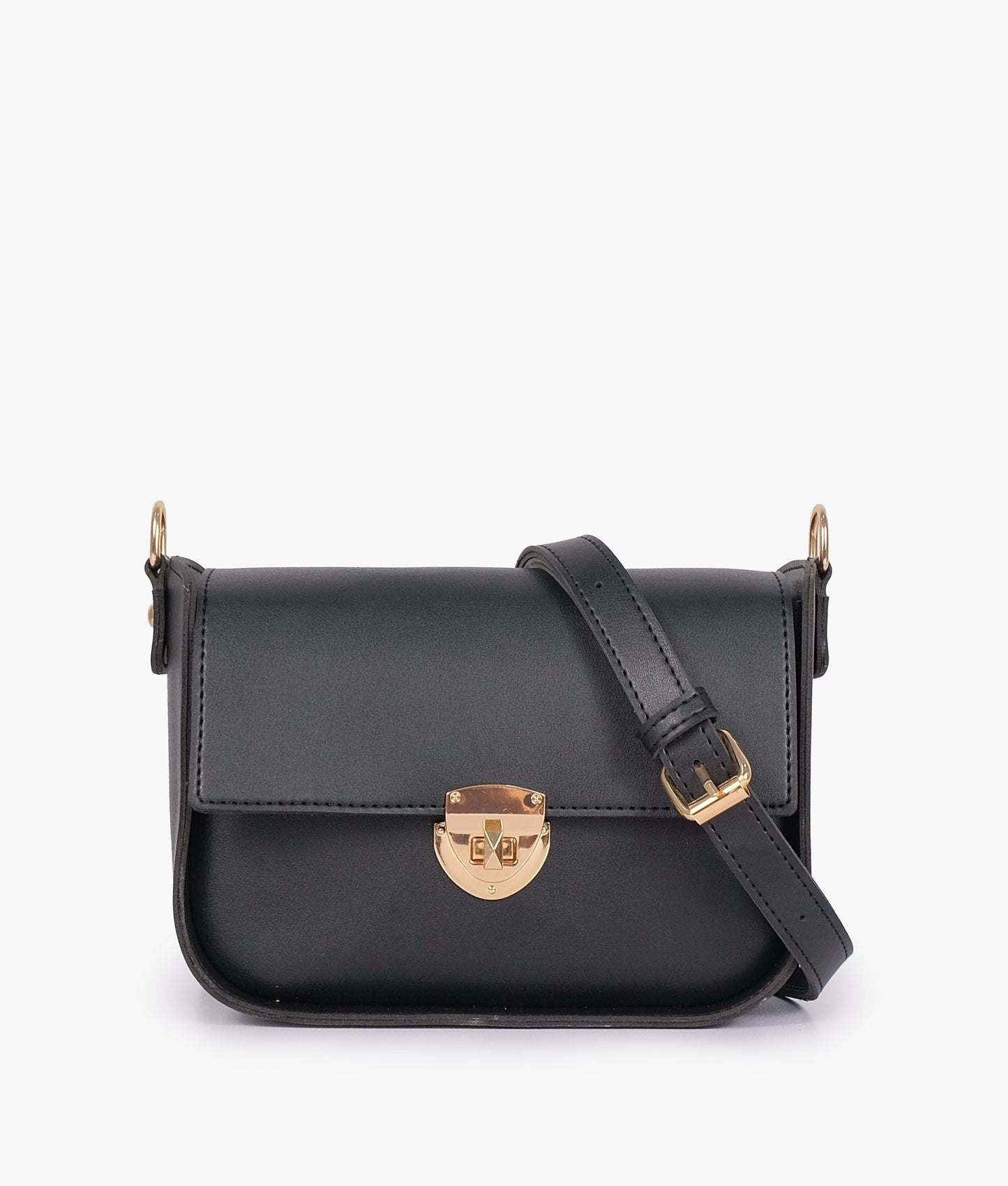 RTW - Black saddle bag with twist lock
