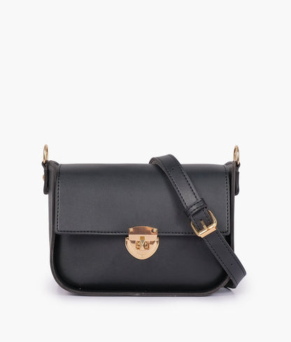 RTW - Black saddle bag with twist lock