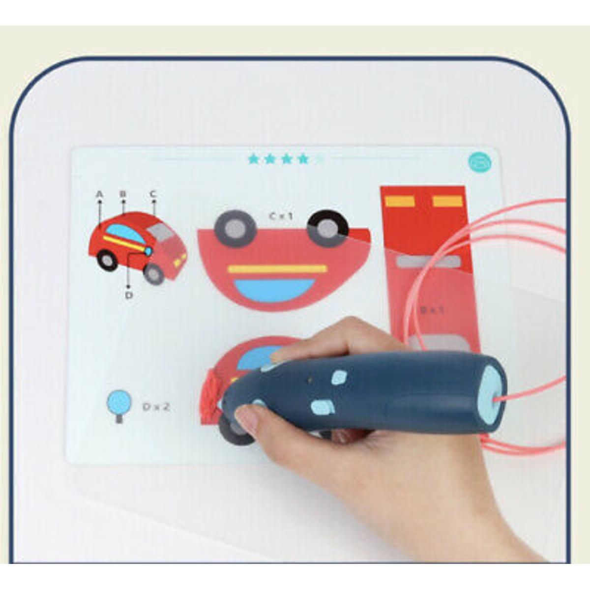 3D Pen USB Creative Drawing Tool with Safe Filament for Kids