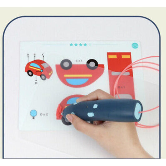 3D Pen USB Creative Drawing Tool with Safe Filament for Kids