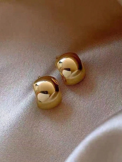 Shein - 6 Pairs Minimalist Petite Geometric, Faux Pearl, Criss-Cross, Rhinestone, Bow Shape Stud Earrings Set