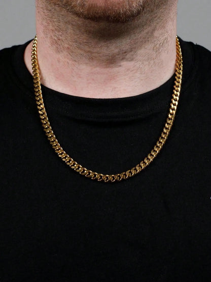 Shein - Men'S Minimalist Chain Necklace