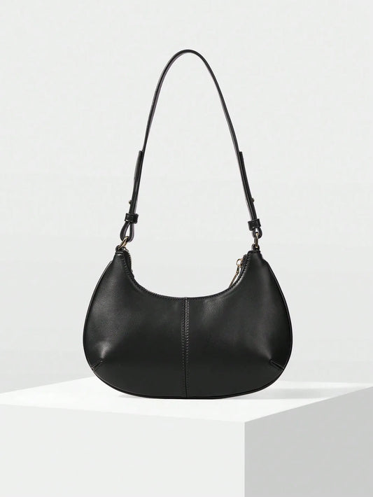 Shein - Motf Women Shoulder Bag Retro - Black