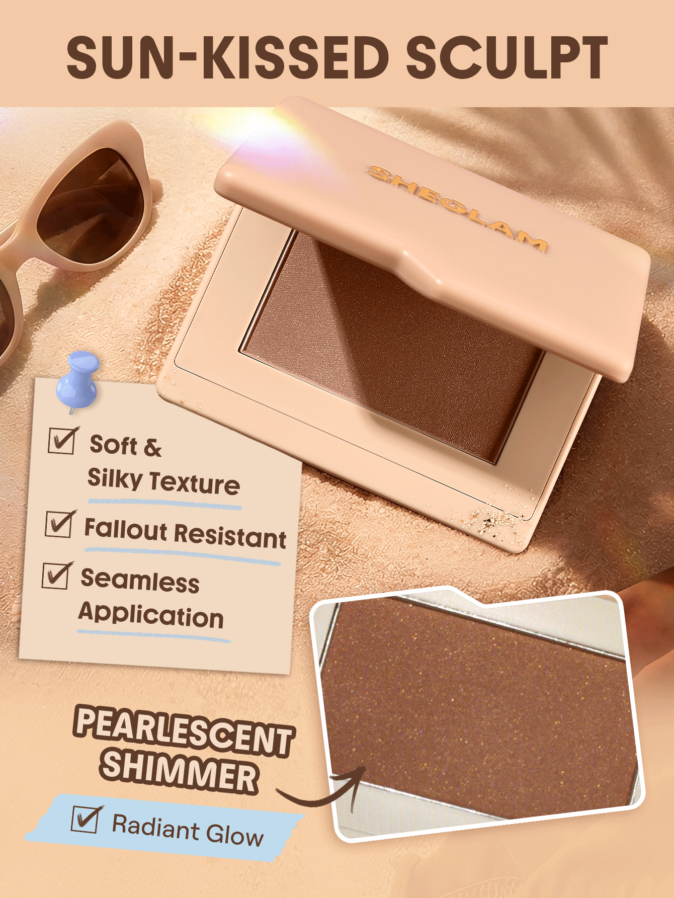 SHEGLAM Dream Touch Powder Bronzer