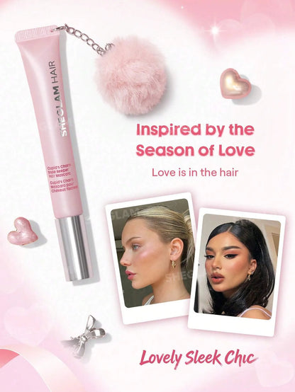 SHEGLAM Hair Cupid'S Charm Style Keeper Hair Mascara,Pink Frizz & Flyaway Hair Taming Wand,Hair Finishing Stick
