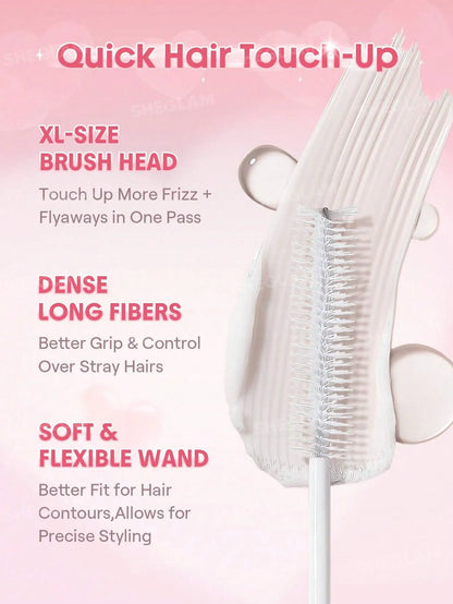 SHEGLAM Hair Cupid'S Charm Style Keeper Hair Mascara,Pink Frizz & Flyaway Hair Taming Wand,Hair Finishing Stick