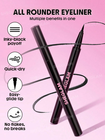 SHEGLAM Stay Inked Waterproof Eyeliner Pen - Black