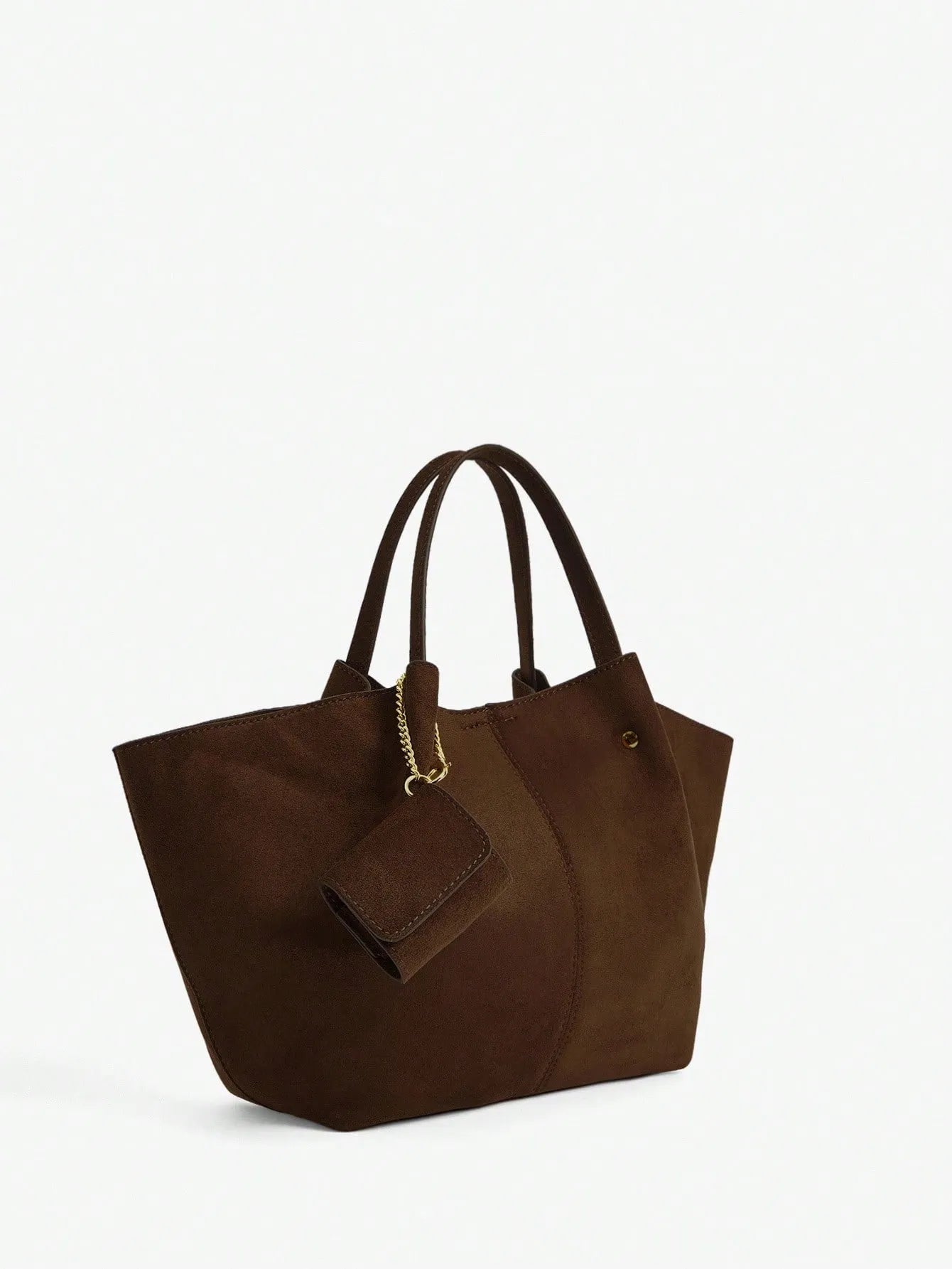 Shein - Maija Ladies, Women Top Handle Bags,Suede