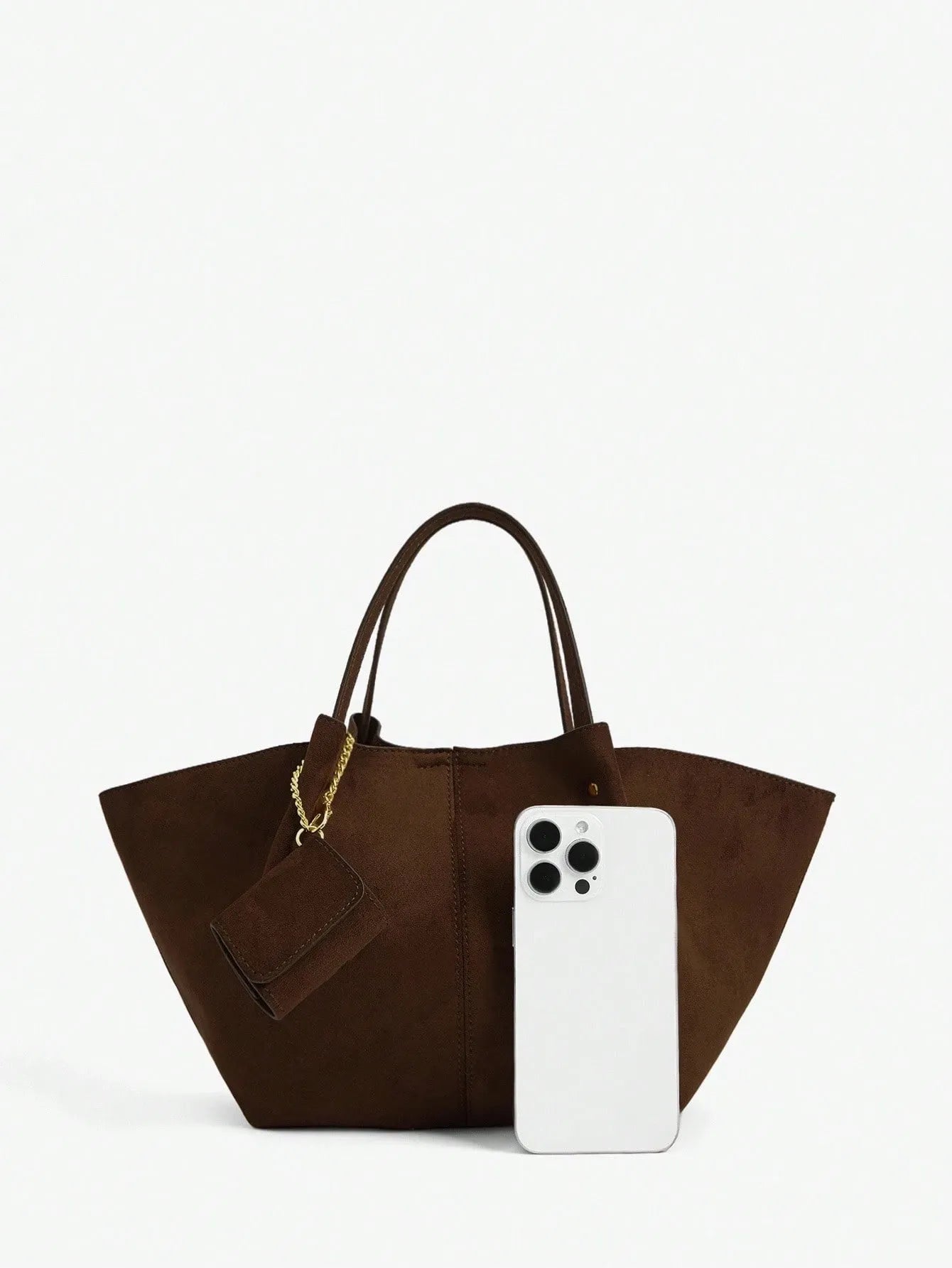 Shein - Maija Ladies, Women Top Handle Bags,Suede