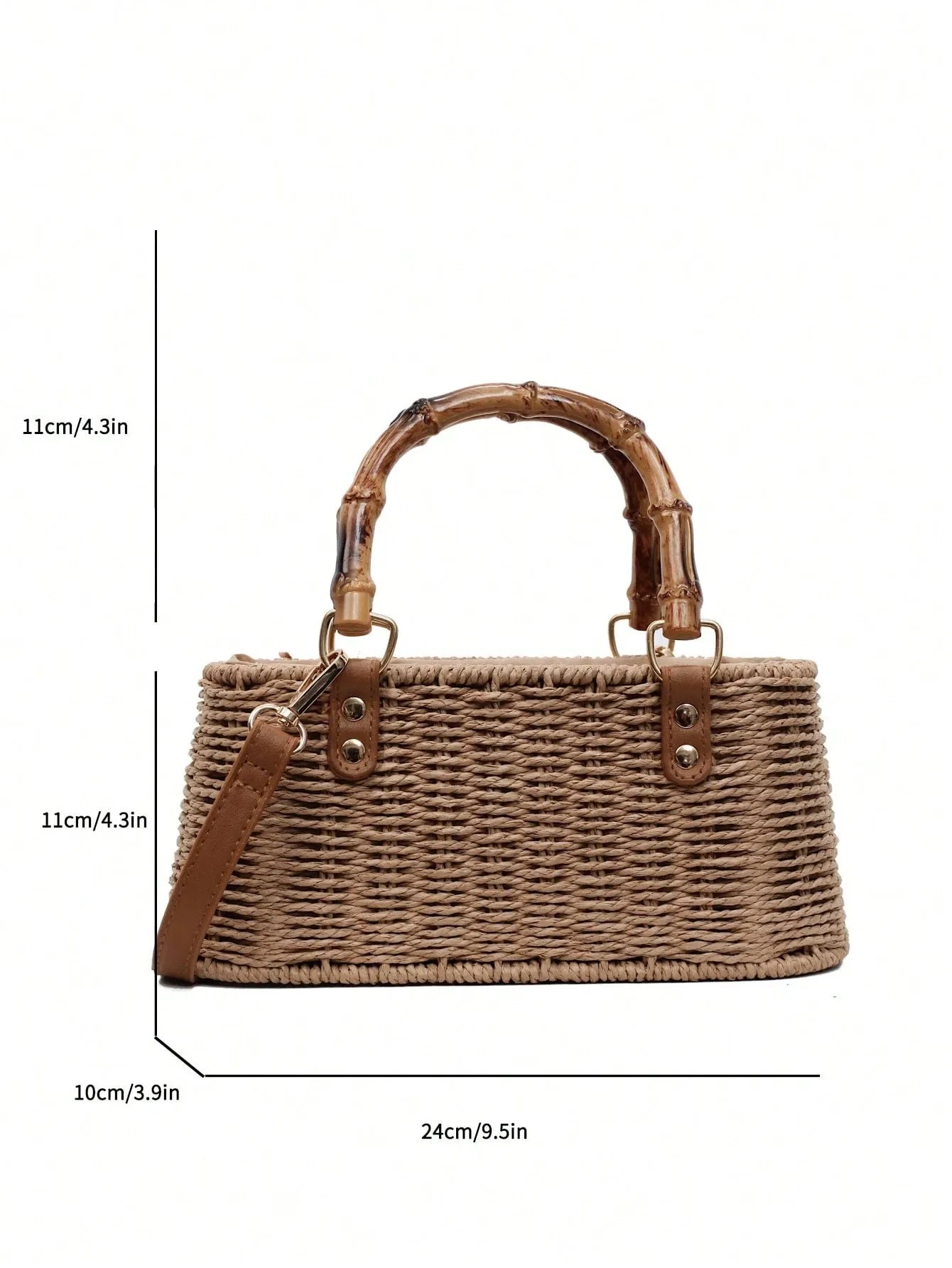 Shein - 2026 Summer New Woven Handbag For Women