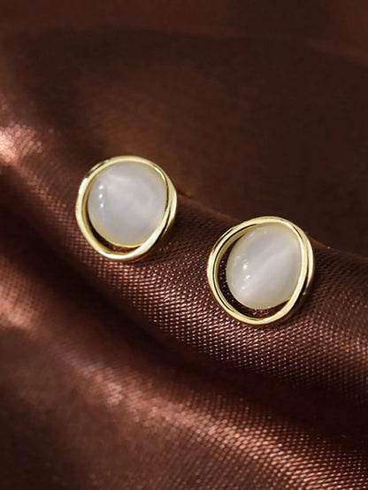 Shein - 6pcs Set Rhinestone Faux Pearl Apple Flower Hoop Earrings, Creative Daisy Acrylic Resin Earrings, Minimalist Earring Set For Women, Suitable For Daily & Festival Wear