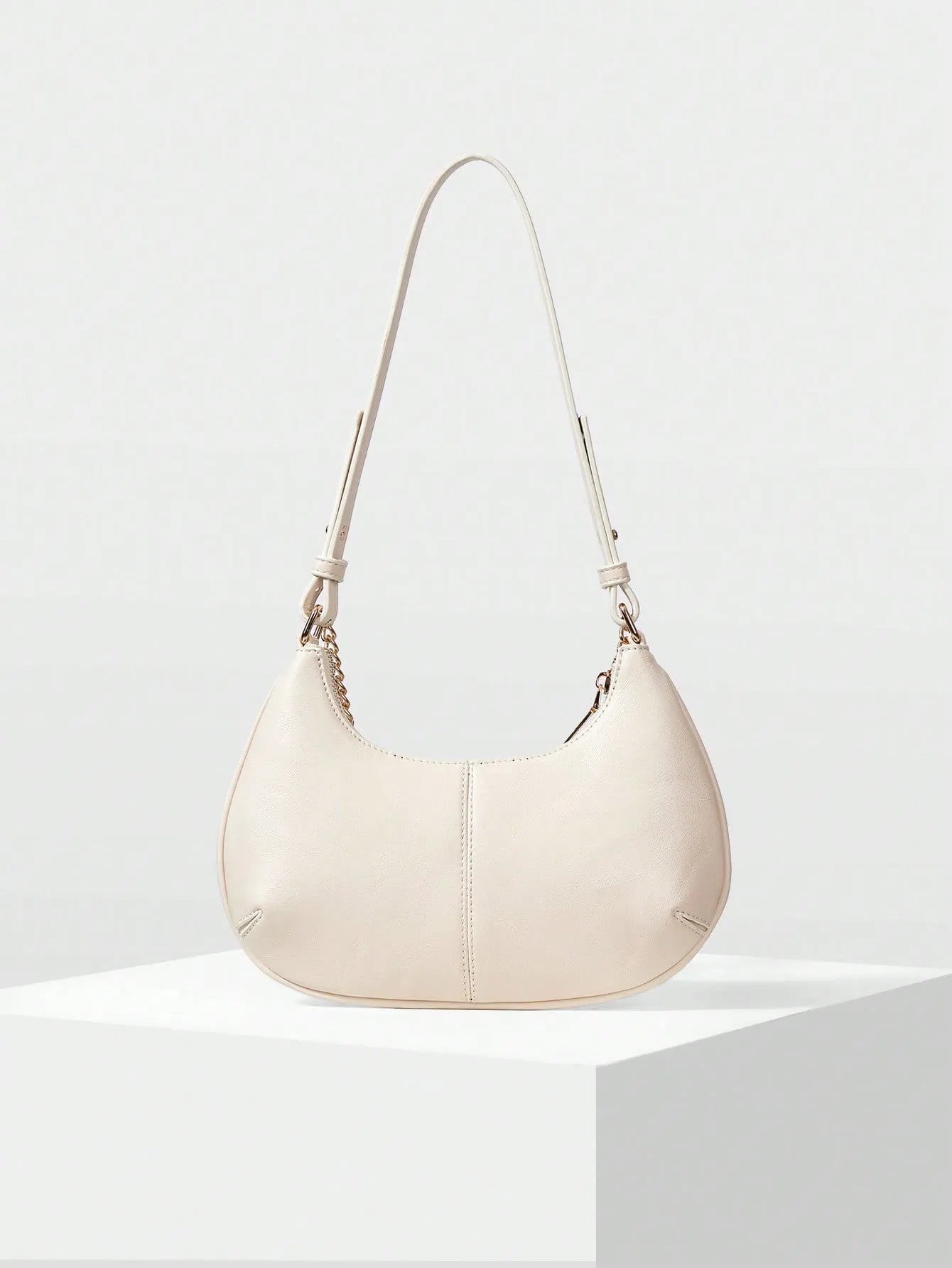Shein - Motf Women Shoulder Bag Retro - Beige