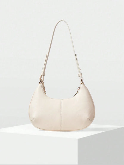 Shein - Motf Women Shoulder Bag Retro - Beige