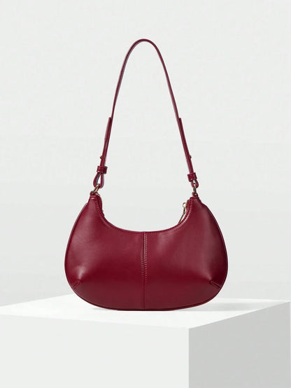 Shein - Motf Women Shoulder Bag Retro - Burgundy
